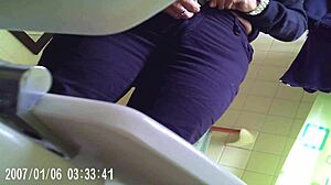 Видео из частной ванной бабушки, снятое скрытой камерой