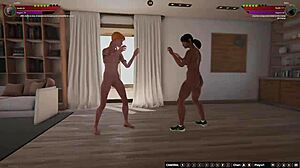Ryšavka Judith a Dela sa zapájajú do horúceho 3D lesbického stretnutia